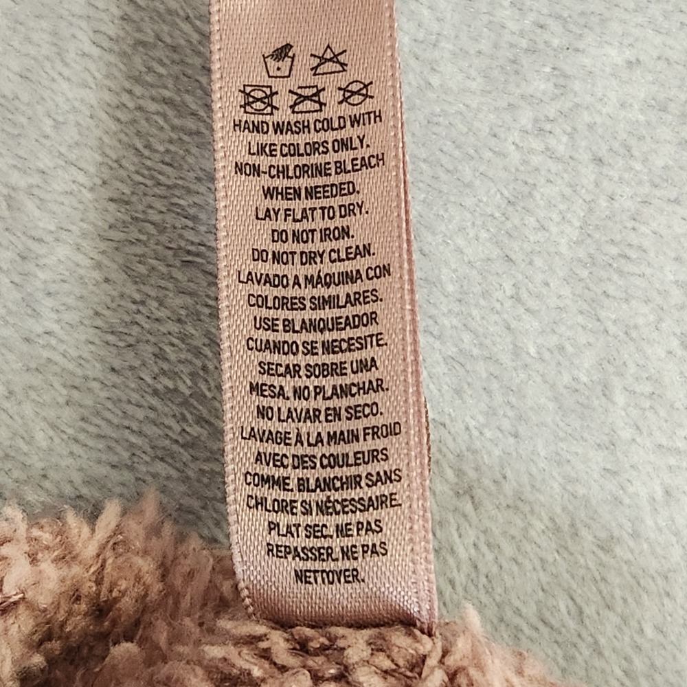 New SKIMS Women's Cozy Knit Halter Bra Top Rose Clay S M Small Medium - Picture 8 of 8